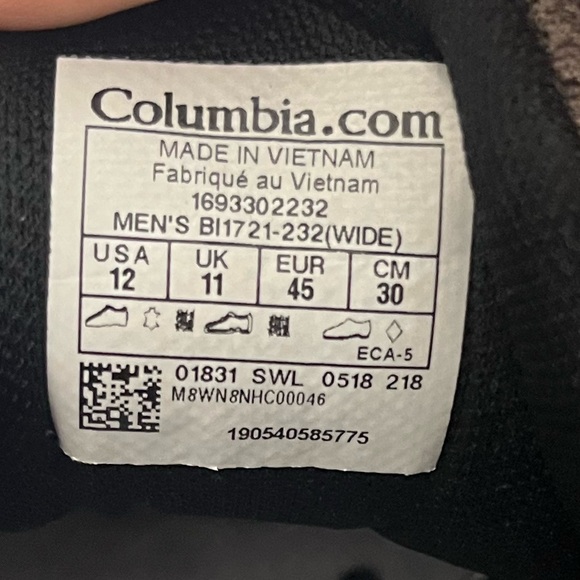 Columbia hiking shoes - Picture 9 of 9